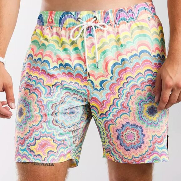 RVCA Men's Kelsey Psychedelic Board Shorts Size Small - Picture 1 of 9